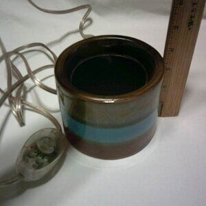 GOLD CANYON EUC LANDSCAPE DESIGN CANDLE WARMER w/ TIMER WAXIES TESTED WORKS 🔥